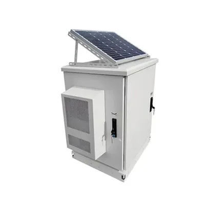 Solar container battery power selection
